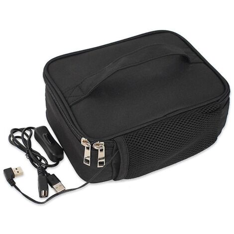 Boîte à lunch chauffante USB Power Bank étanche pour pique-nique - Sac isotherme électrique