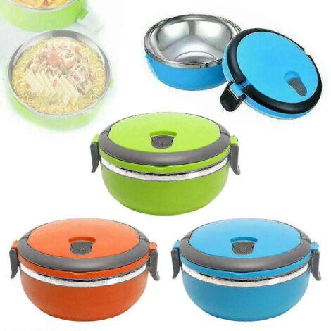 Boîte à lunch isotherme en acier inoxydable pour aliments chauds, rangement de voyage sous vide