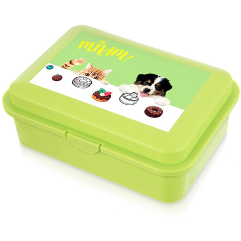 Boîte à lunch verte pour chien et chat 750 ml