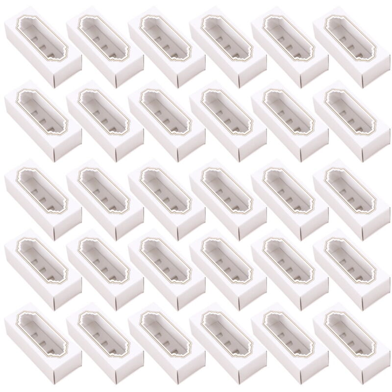 Feiyue - Boîte à macarons 30 pièces Boîte à macarons pour 5 boîtes à macarons à tiroir Boîtes à macarons Biscuit Gâteau Dessert Boîte d'emballage