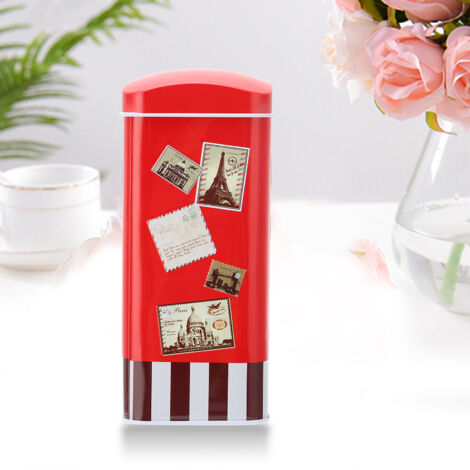 [Boîte à monnaie] Corbeille Économique Modèle Boîte aux Lettres Décoratif En Fer Dimensions 16x7cm Coloré 126g 1 Pièce