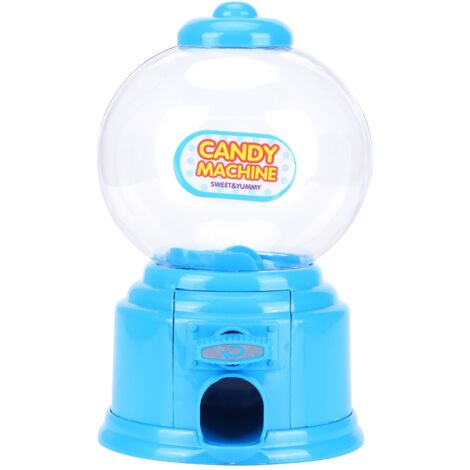 Boîte à monnaie mini pour enfants - Machine à bonbons cadeau, rangement ludique bleu