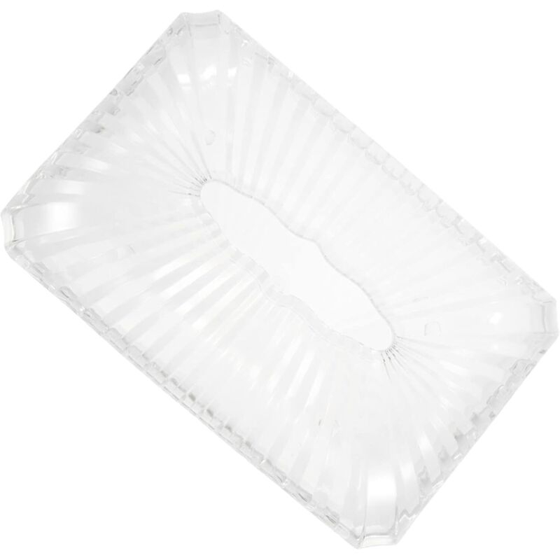 Boîte à Mouchoirs Acrylique Transparent Cube De Rangement pour Mouchoirs pour Salon Et Bureau