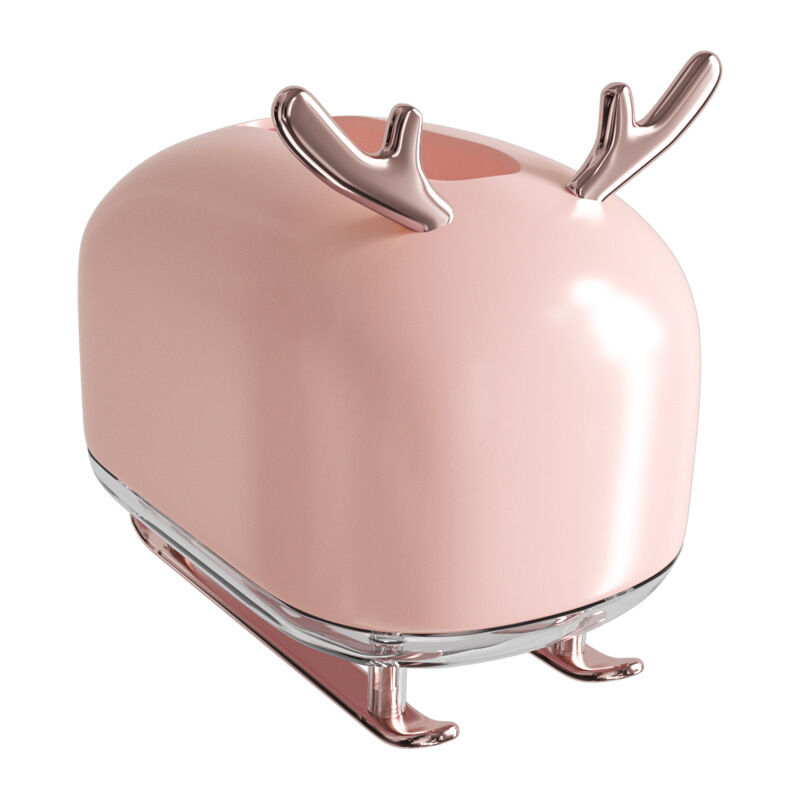 Ensoleille - Boîte à mouchoirs, boîte à mouchoirs en bois de cerf, porte-mouchoirs de bureau, organisateur de salle de bain et décoration de la