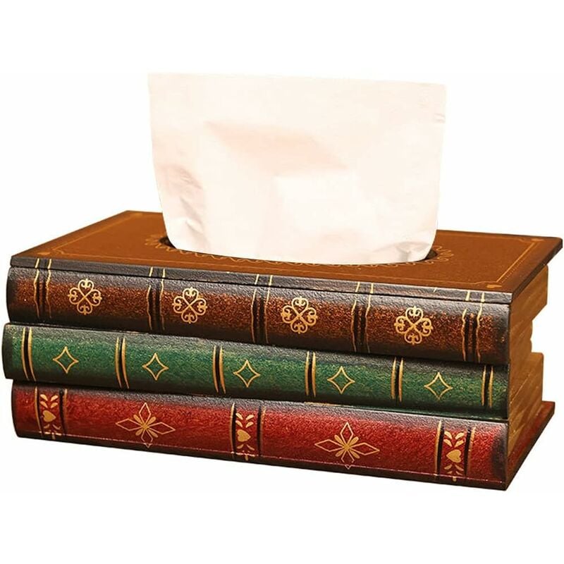 Boîte à mouchoirs en bois pour la maison, le bureau, la voiture