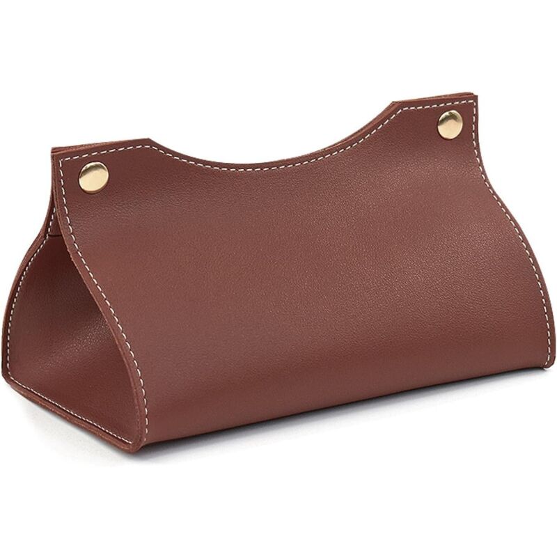 Boîte à Mouchoirs en Cuir,Distributeurs de mouchoirs Porte-Serviettes,Boîte à Mouchoirs de Style Nordique,Boîte à Mouchoirs Pliable pour la