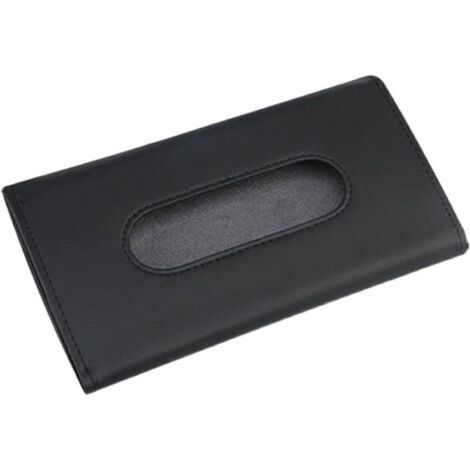 Boîte à mouchoirs pour pare-soleil de voiture, Porte-mouchoirs de voiture, Boîte de mouchoirs de voiture, Boîte à mouchoirs solaire, Porte-papier en cuir pour pare-soleil de voiture