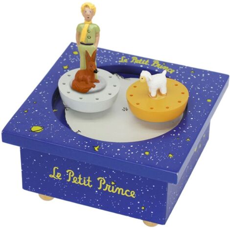 Boite à musique en bois le Petit Prince