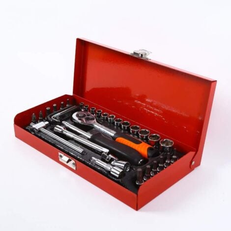 Boîte à outils avec clé à écrou 99 pièces TX