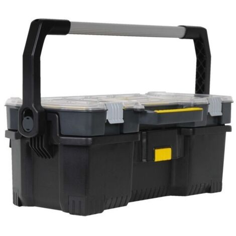 Boite a outils avec organiseurtransparent 60 cms -31 l