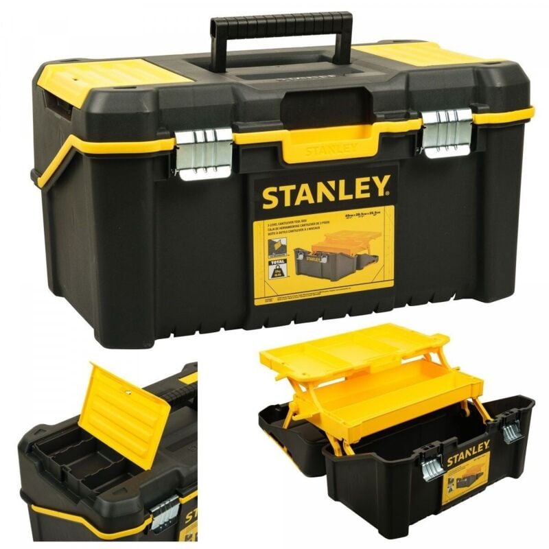 Jardibricodeco - Boîte a Outils Caisse a Outils En Cantilever Essentielle