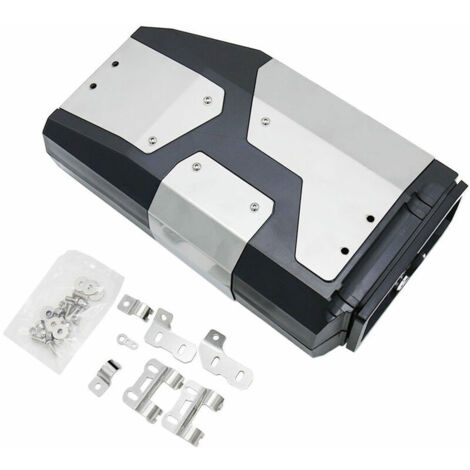 Boîte à outils de moto support latéral gauche boîte en aluminium adaptée pour BMW R1250GS R1200GS LC & Adventure 2002 2008 2018