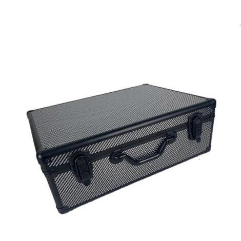 Boîte à outils en fibre de carbone, valise en aluminium, sac de transport rigide B--