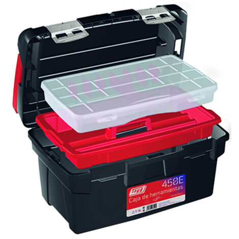 BOÎTE À OUTILS EN PLASTIQUE/ALU - 450 E