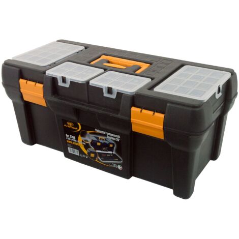 Boîte à outils en polypropylène avec organisateurs 580x280x250 mm.