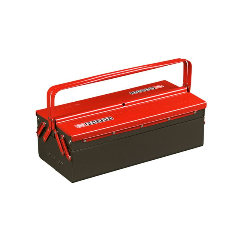 Boite a outils métallique Facom BT.9 - 3 Cases - Noir - Rouge - 20 kg