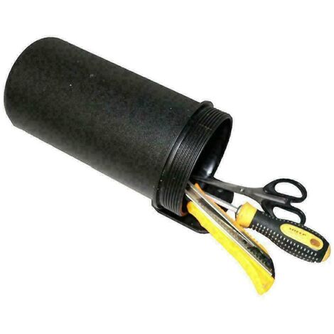 Boîte à outils pour modification de moto, capacité de stockage, seau Y1k0 (noir) (1 pièce)