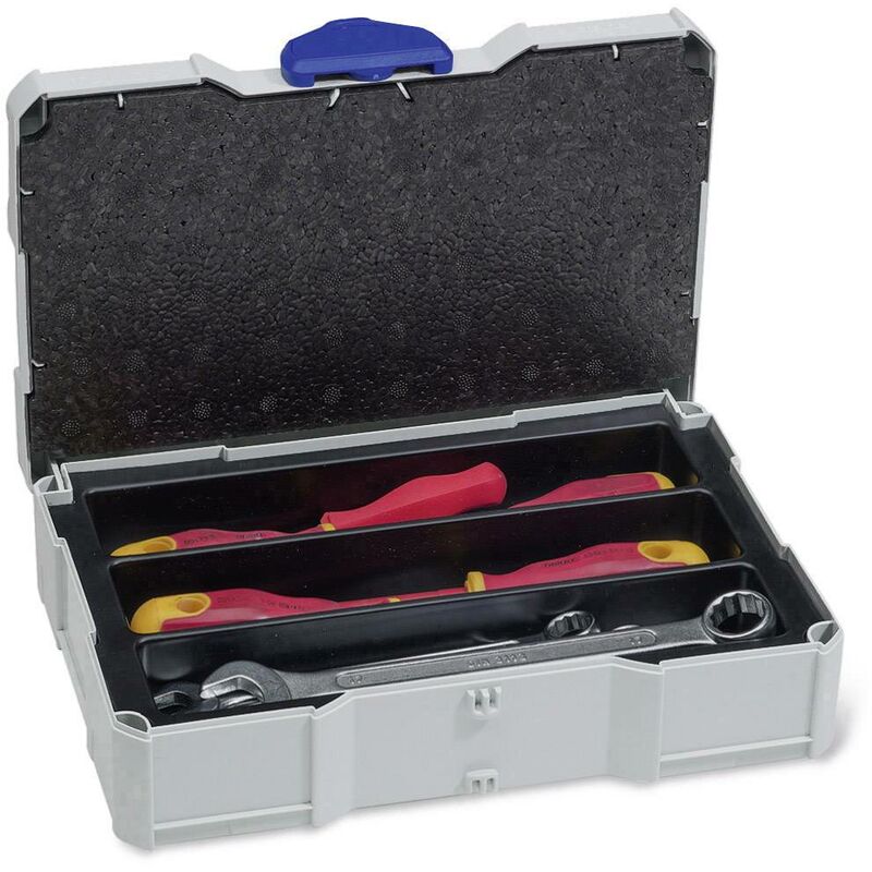 Boîte à outils vide Tanos MINI-systainer T-Loc i 80590504 plastique abs, Polystyrène (l x h x p) 265 x 71 x 171 mm