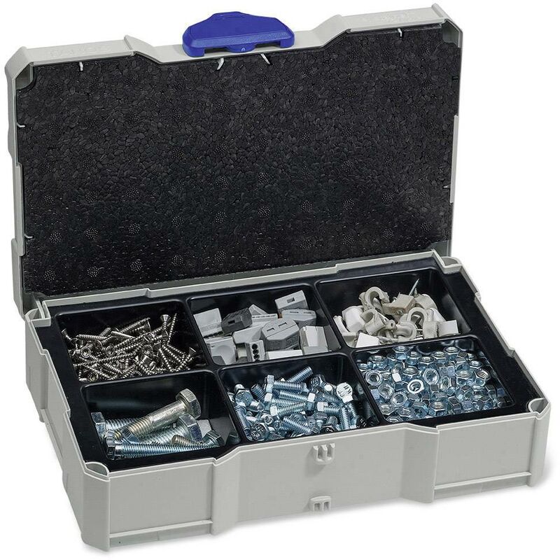 Boîte à outils vide Tanos MINI-systainer® T-Loc i 80590508 plastique abs (l x h x p) 265 x 71 x 171 mm Q589902
