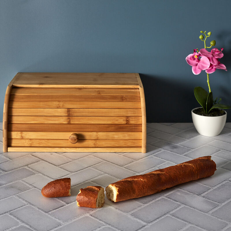 Boite De Conservation - boite a pain bambou 40X16CM