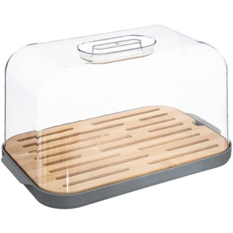 Boîte à pain fresh eat gris 29cm - 5five