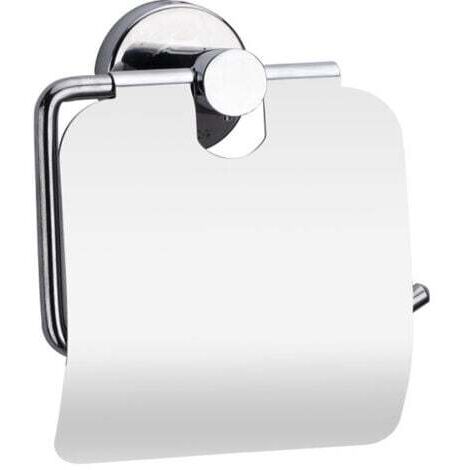 Boîte à papier toilette en acier inoxydable, simple et moderne, porte-rouleau avec protection anti-éclaboussures, sans clous, perforable