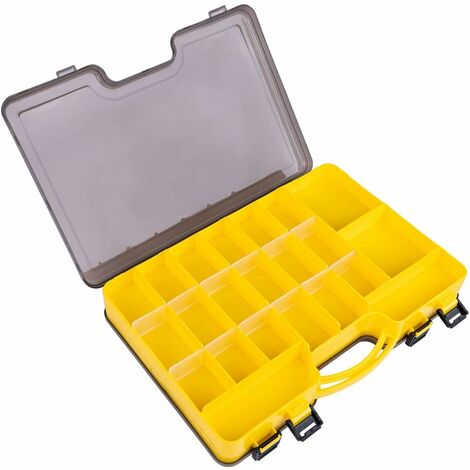 Boîte à Pêche en Plastique - Boîte à Accessoires pour Appâts pour la Conservation des Leurres, Boîtes et Plateaux Multicompartiments,A LITZEE