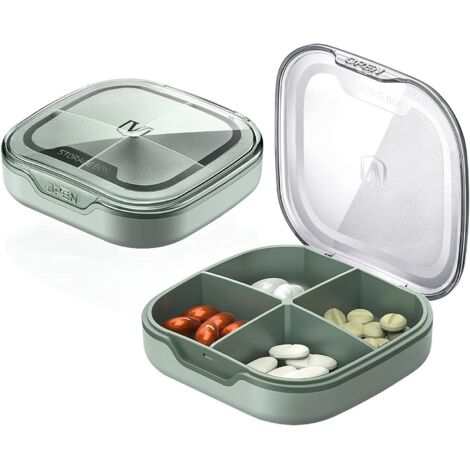 Boîte à pharmacie portable à quatre compartiments