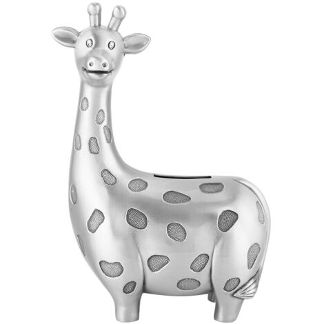Boîte à pièces vintage en forme de faon en alliage, tirelire décorative pour enfants, cadeau pour chambre