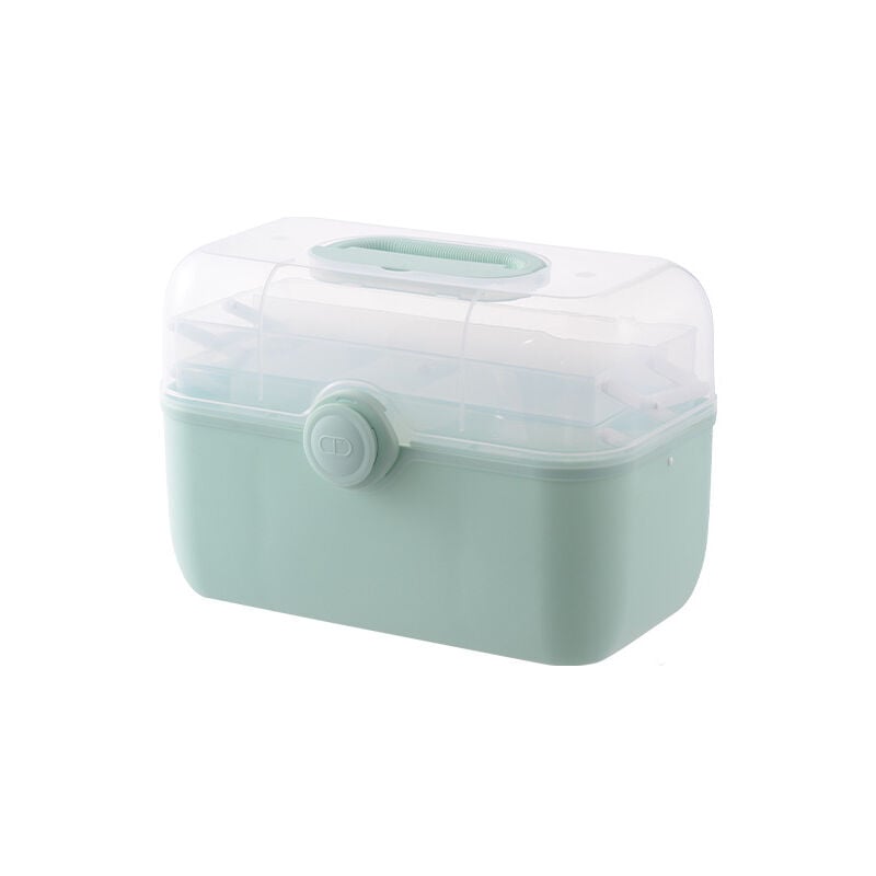 Boîte à pilules pliante, boîte de rangement complète, boîte de rangement pour cosmétiques