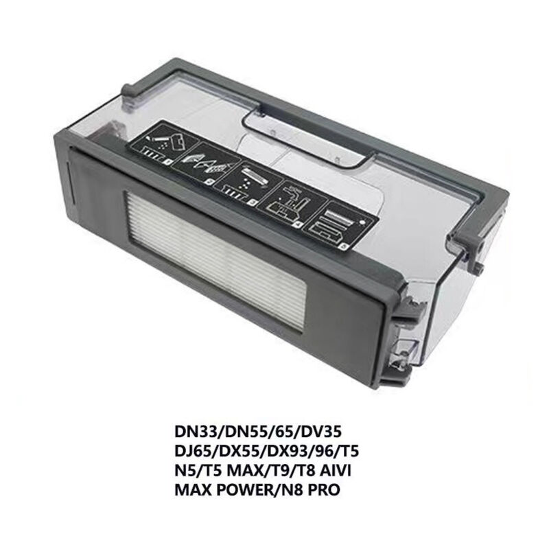 Sunxury - Boîte à poussière pour accessoires de robot de nettoyage pour cobos n9 + boîte à poussière