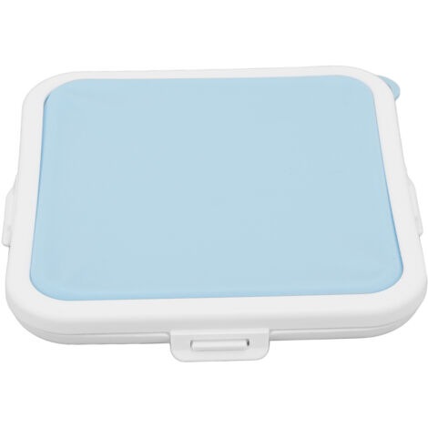 Boîte à Sandwichs Portable pour Étudiants et Professionnels - Idéale pour Déjeuner au Bureau ou Pique-nique - Conteneur Hermétique Bleu