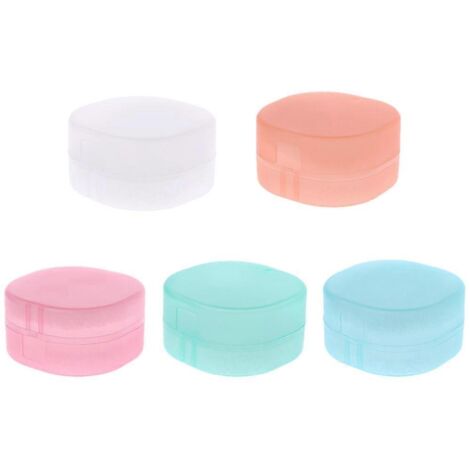 Boîte à savon portable de voyage, étanche, avec porte-savon et éponge, anti-poussière.