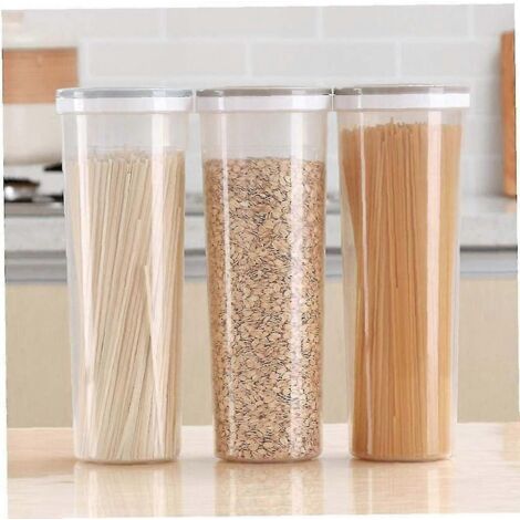 Boîte à spaghetti, boîte de rangement pour couverts et nouilles, boîte à baguettes, boîte de cuisine résistante avec couvercle hermétique.