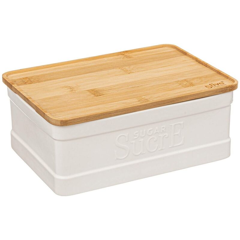 Boîte à sucre morceaux naturéo en céramique blanc - 5five