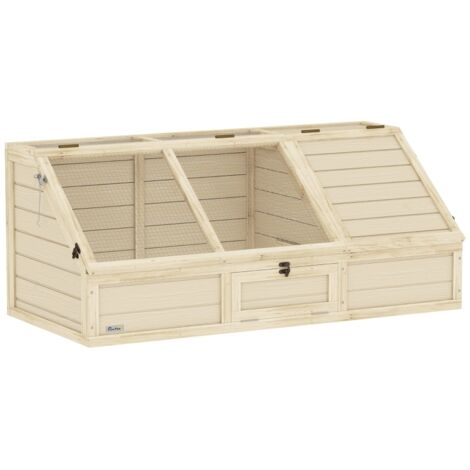 Boîte à tortue, enclos extérieur pour tortue, design sans fond, ouverture facile, maison pour tortue, naturel
