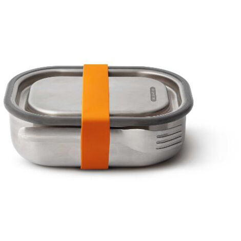 Boîte Aliment 0.6 L Orange - Inox - Black Blum
