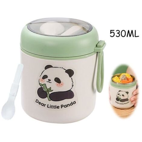 Boîte Alimentaire Isotherme,Porte-Aliments en Inox,Conteneur Alimentaire,Gamelle Thermos Repas Chaud ou Froid,Boîtes à lunch Bento