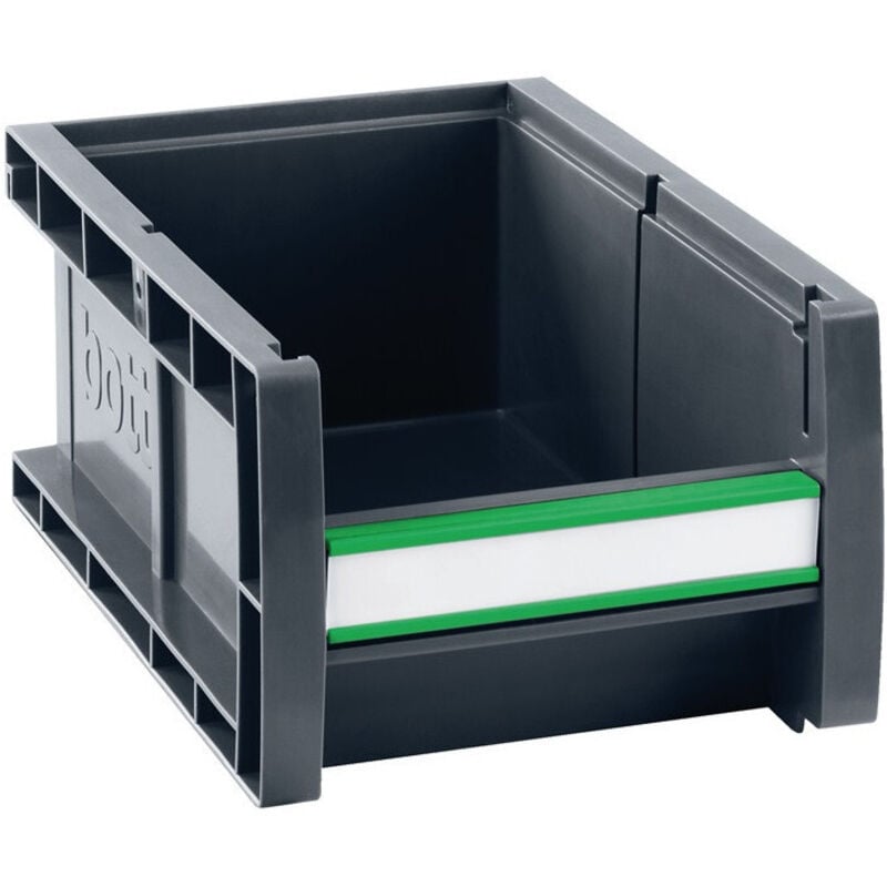 Bott - Boîte de rangement à ouverture frontale L198xl130xH90 mm pp gris anthracite