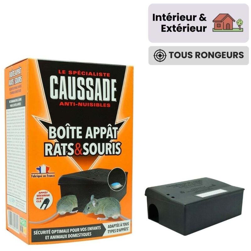 Caussade - Rat boite appât clé
