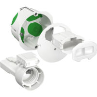 Boite Applique DCL Etanche Schneider Electric MULTIFIX AIR avec Douille et Couvercle affleurant
