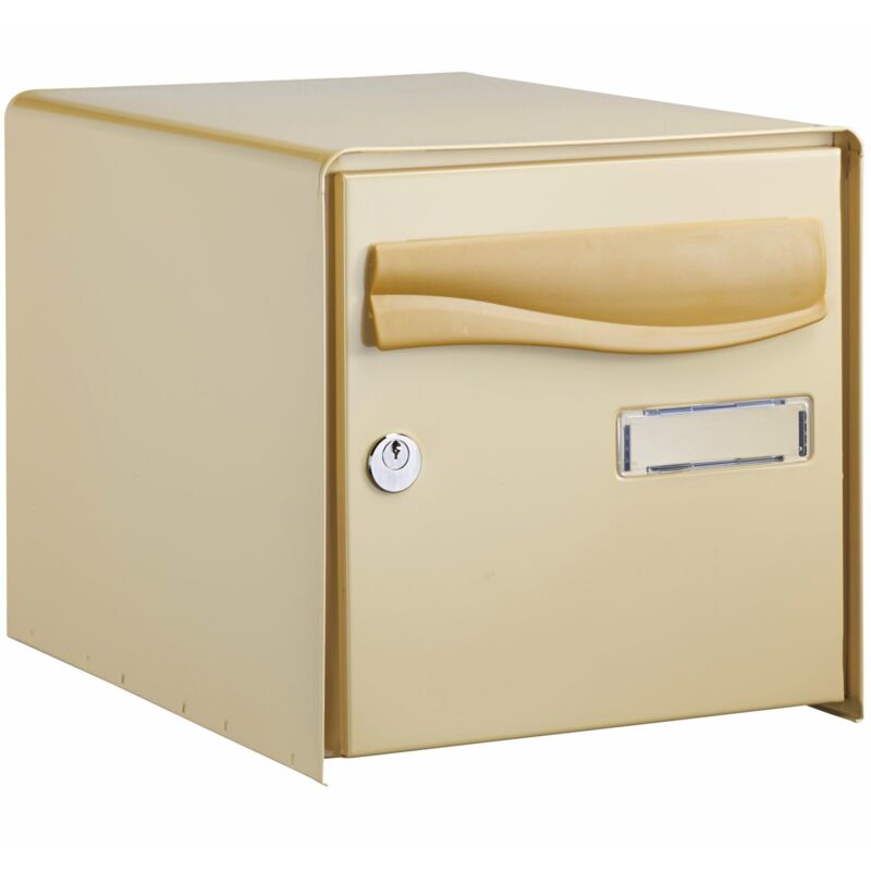 Boîte aux lettres à ouverture totale r-box lys 1 porte beige - DECAYEUX