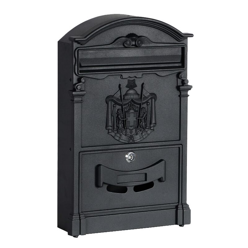 Boîte aux lettres Amund pour lettres, noire