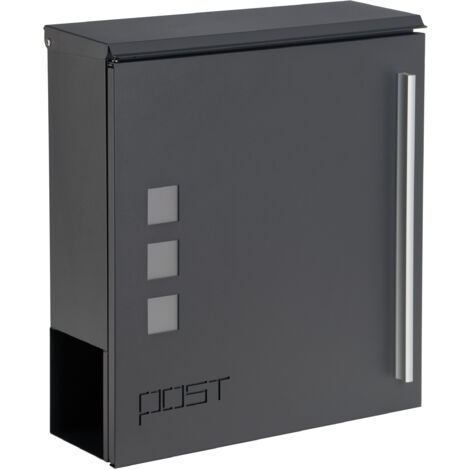 Boîte aux lettres anthracite MILUZ
