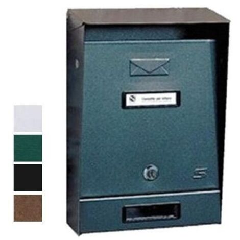 Boîte Aux Lettres Avec Toit Noir Ap 10-201 Silmec