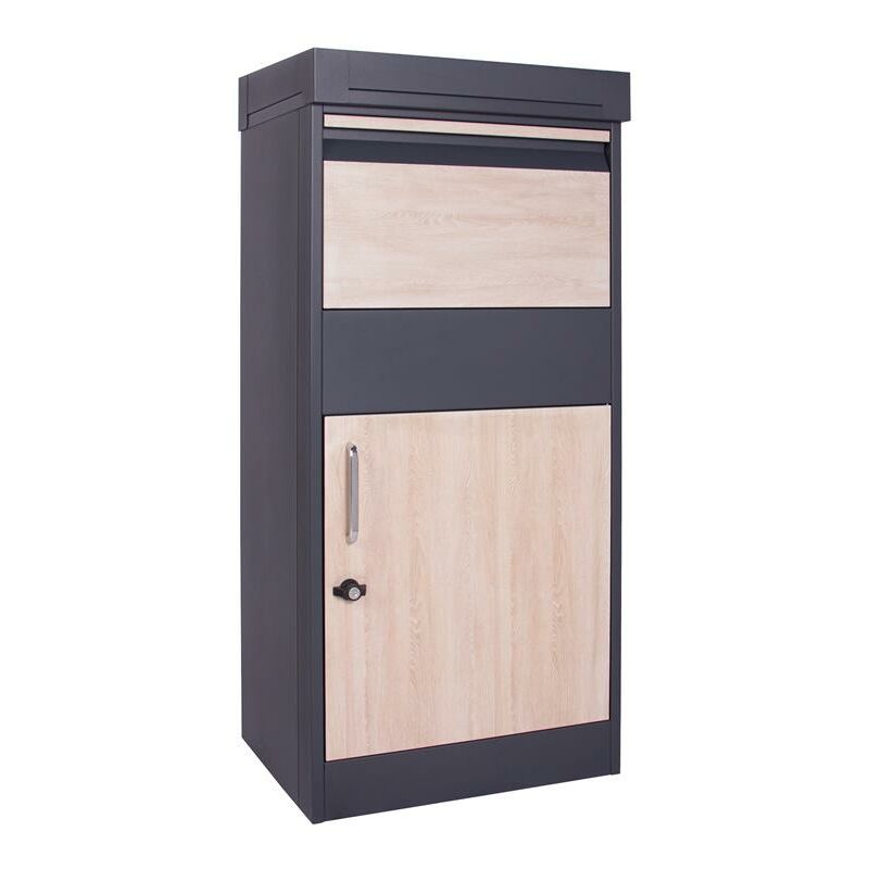 Boîte aux lettres Boîte à paquets avec toît en acier galvanisé