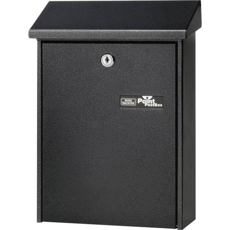 Burg Wächter daily 5861 e Boîte aux lettres Tôle d'acier fer avec serrure à clé