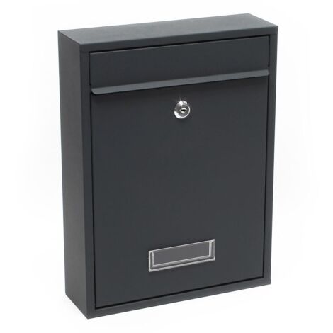 Boîte Aux Lettres Classique Gris Anthracite