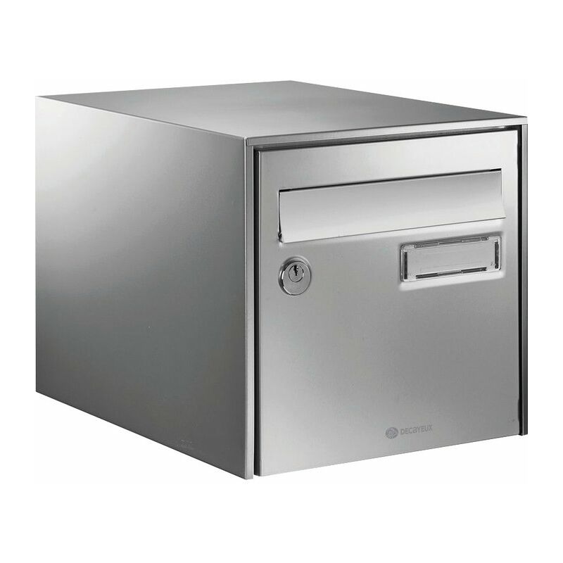 Boîte aux lettres individuelle - Loft inox Decayeux Gris inox - Double face