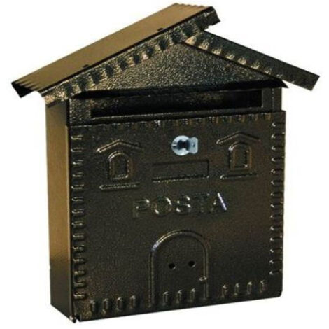 Boîte Aux Lettres En Fer Forgé 28x35x9cm